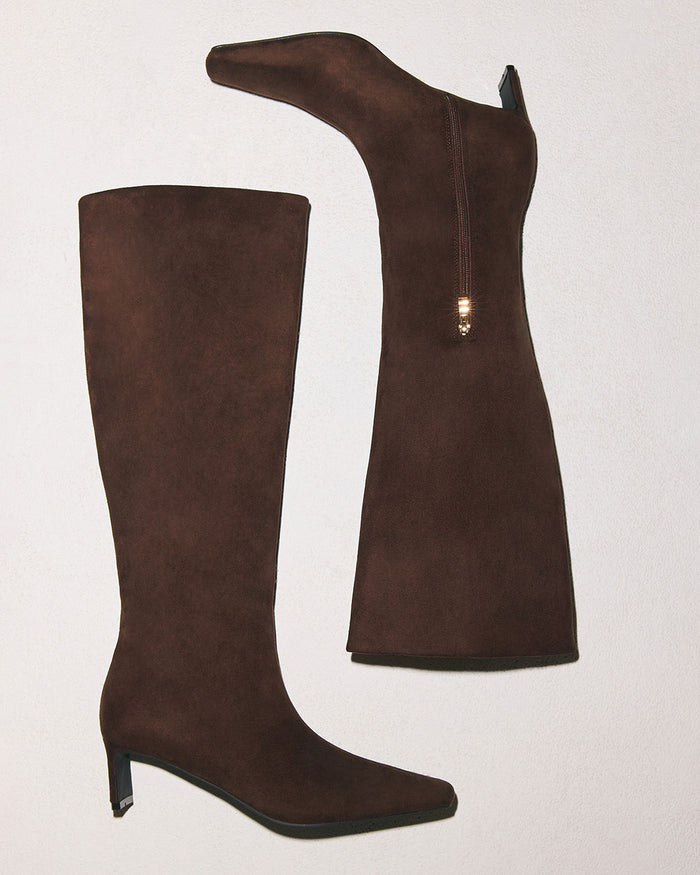 IMOGENE - DARK CACAO SUEDE