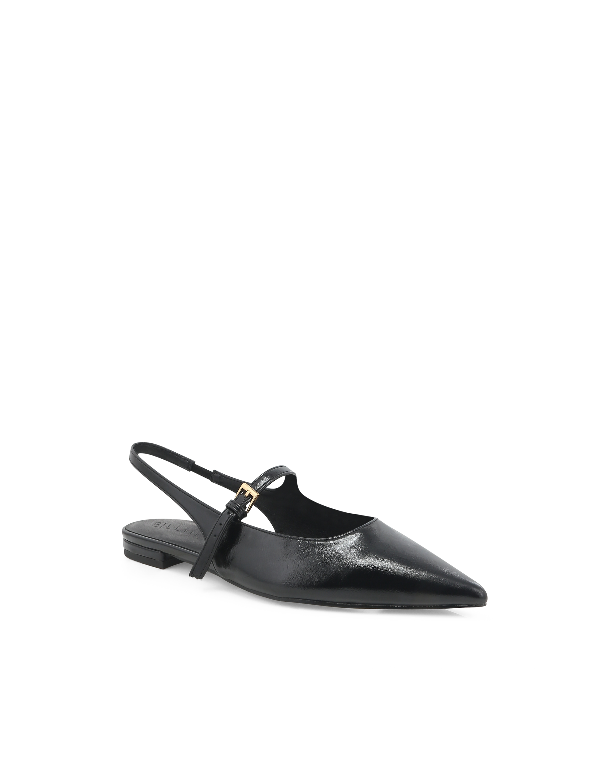 ISABELLA - BLACK SHINE-Flats-Billini-Billini