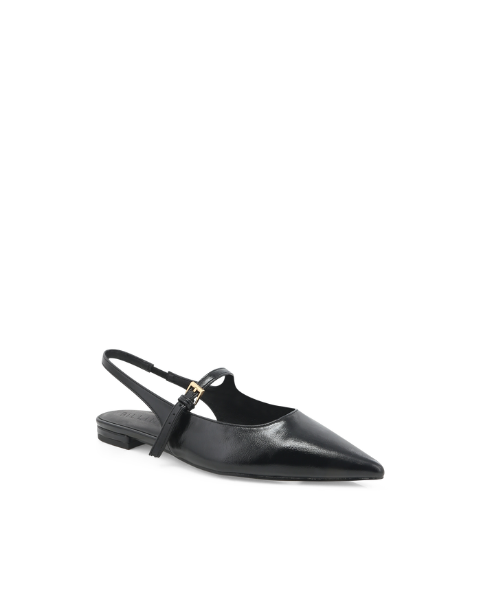 ISABELLA - BLACK SHINE-Flats-Billini-Billini