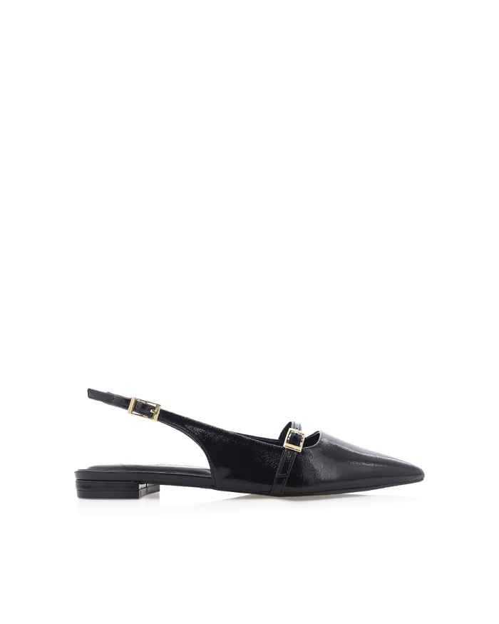 ISALINE - BLACK PATENT-Flats-Billini-Billini