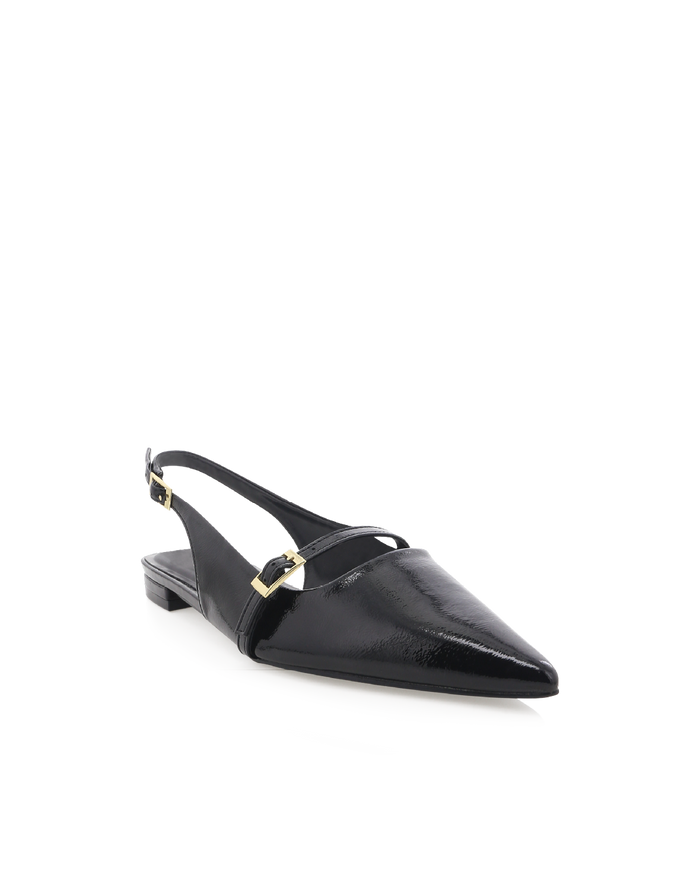 ISALINE - BLACK PATENT-Flats-Billini-Billini