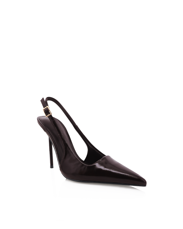 ISIDORE - CHOCOLATE SHINE-PUMPS-Billini-Billini