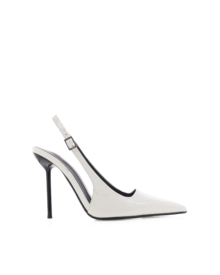 ISIDORE - WHITE PATENT-PUMPS-Billini-Billini