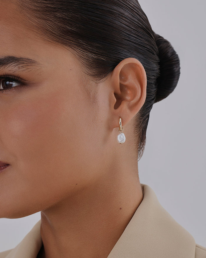 IVY EARRING 2 PACK - GOLD-PEARL-JEWELLERY-Billini-Billini