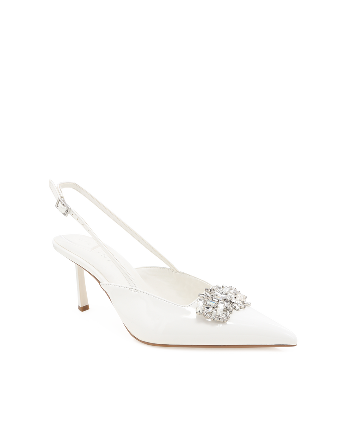 IYANNA - WHITE PATENT-PUMPS-Billini-Billini