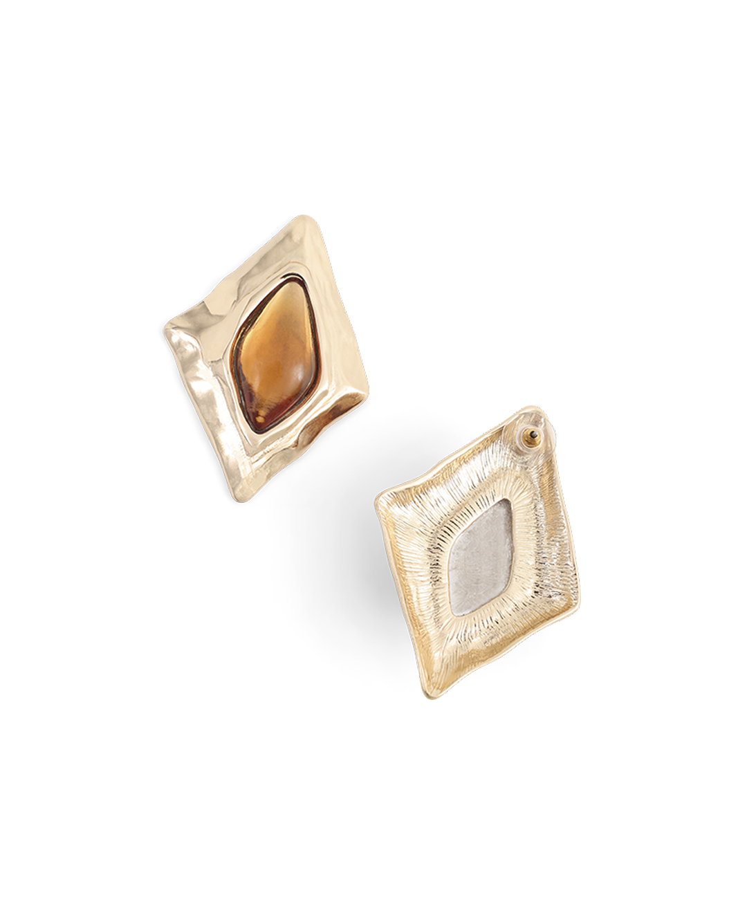 JAQUE EARRINGS - GOLD-AMBER-JEWELLERY-Billini-Billini