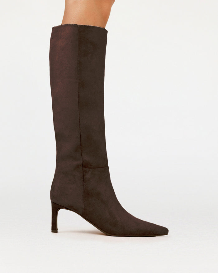 JAELYN - DARK CACAO SUEDE-Boots-Billini-Billini