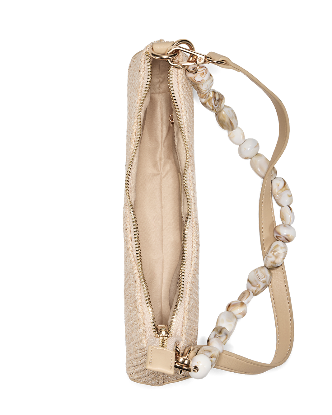 JAMIE SHOULDER BAG - NATURAL RAFFIA-BONE-Handbags-Billini-Billini