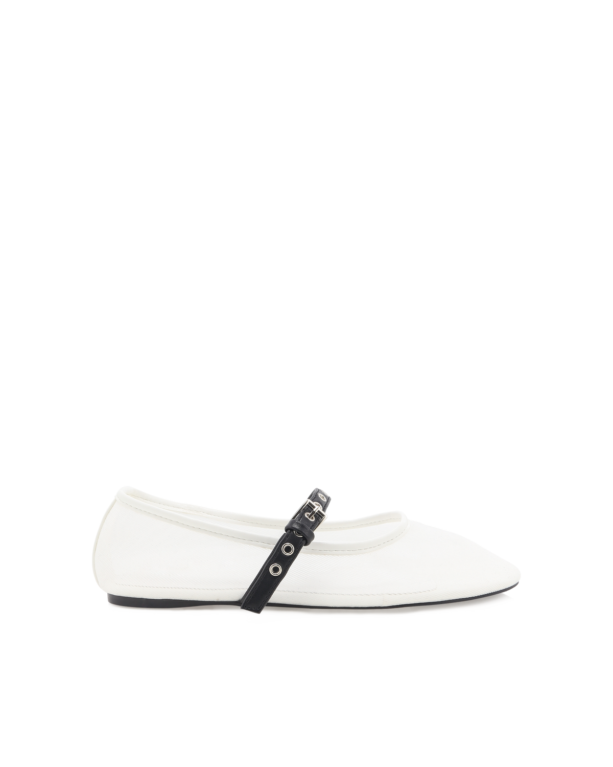 JASE - WHITE MESH-BLACK-Flats-Billini-Billini