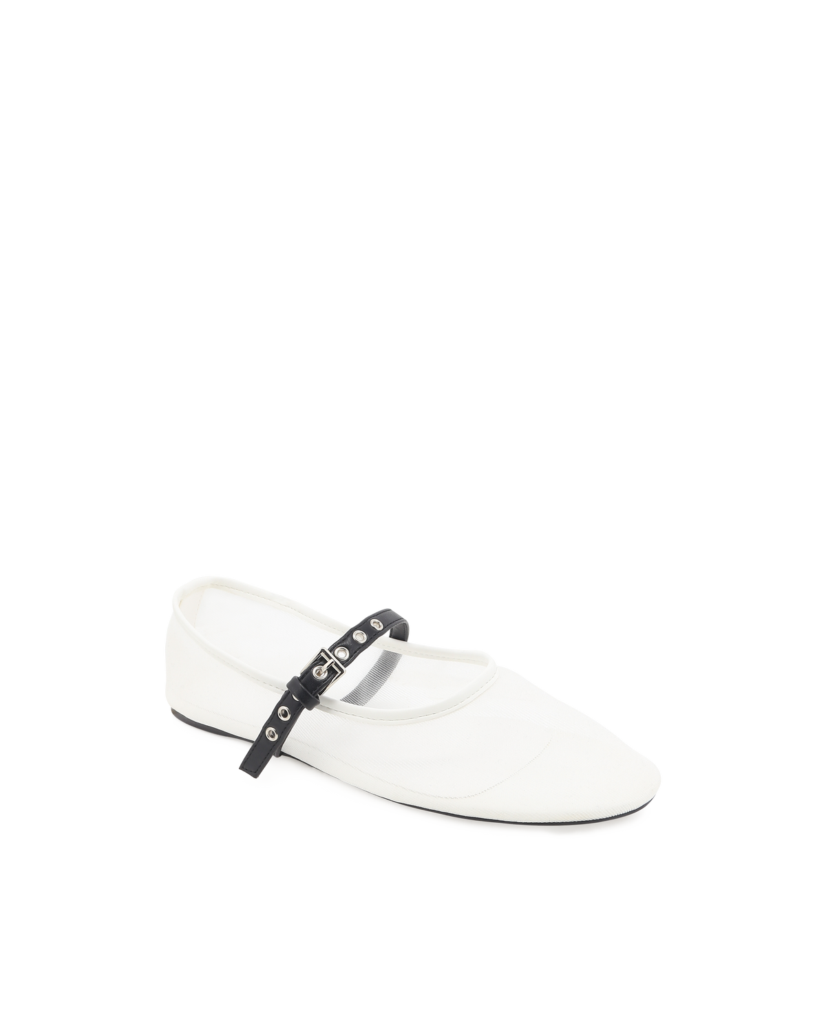 JASE - WHITE MESH-BLACK-Flats-Billini-Billini