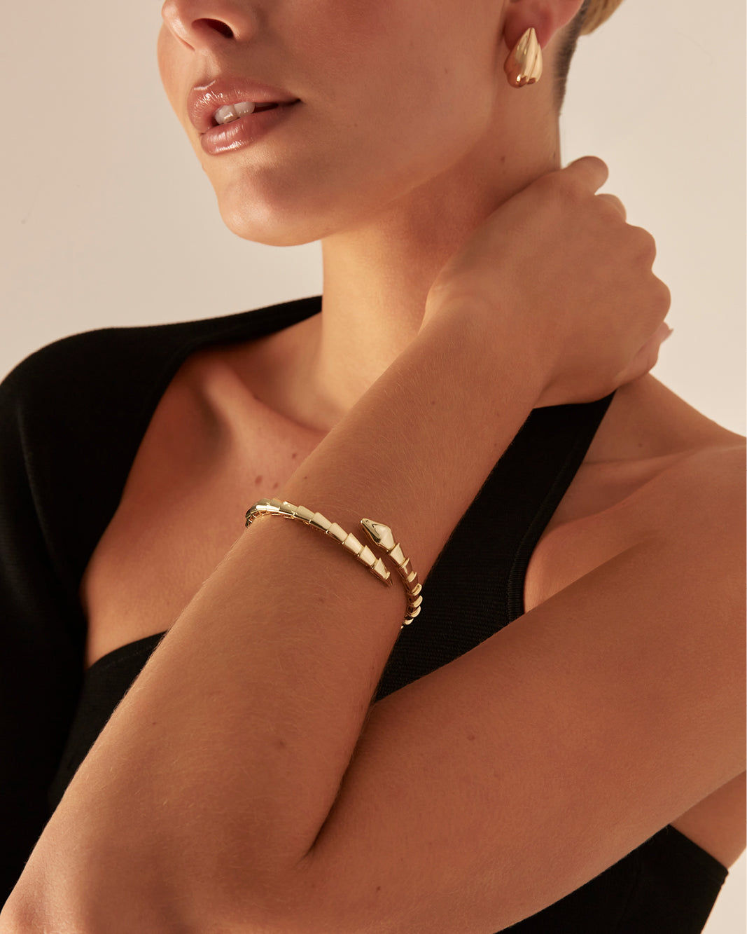 JAYDE BANGLE - GOLD PLATED 14K-JEWELLERY-Billini-Billini