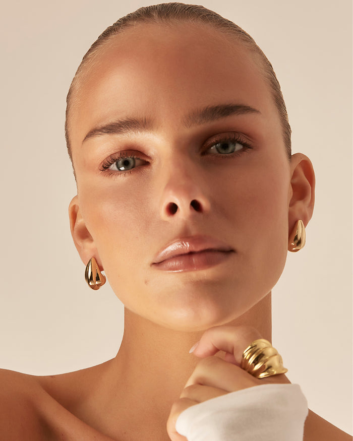 JAYLA EARRINGS - GOLD-JEWELLERY-Billini-Billini