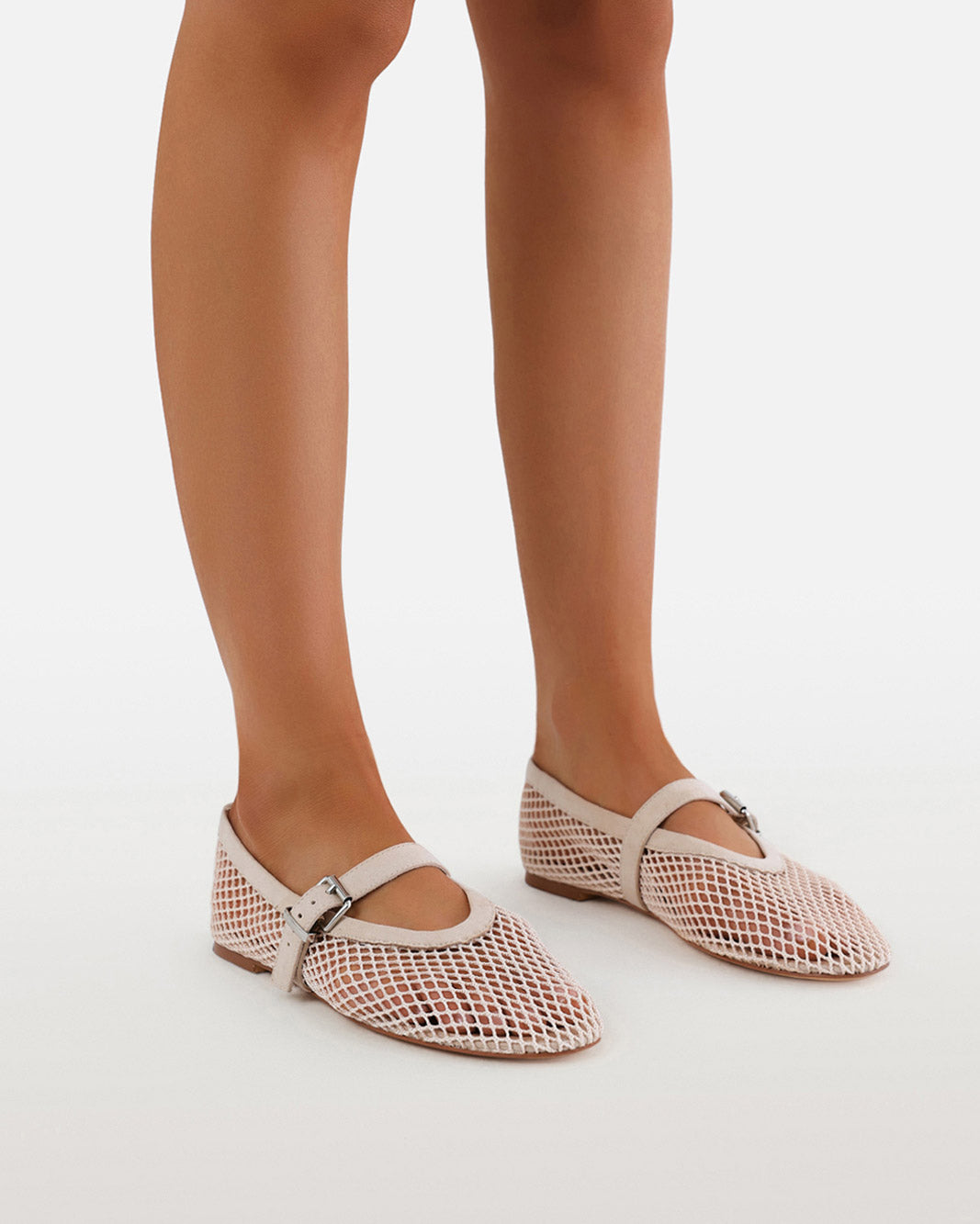 JAYLAH - MACADAMIA SUEDE-Flats-Billini-Billini