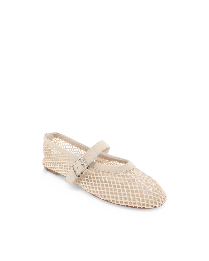 JAYLAH - MACADAMIA SUEDE-Flats-Billini-Billini