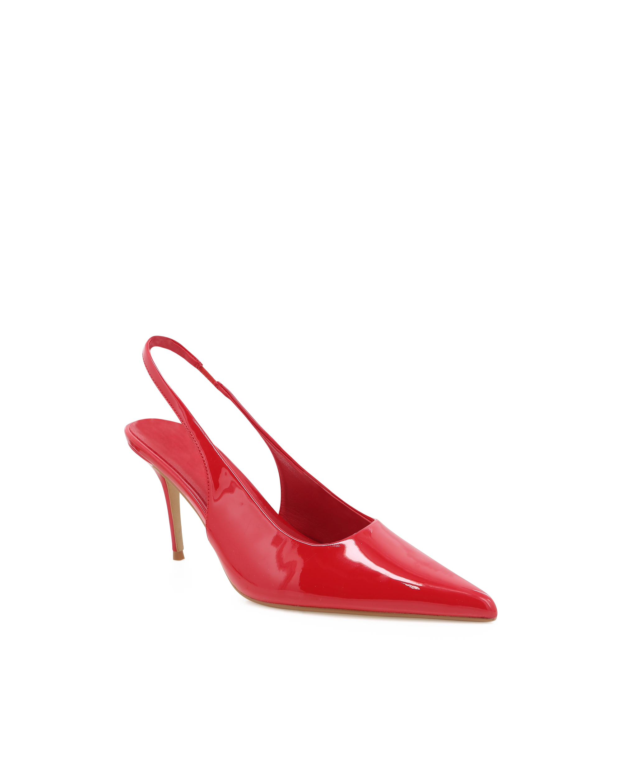 JAYLANI - POPPY RED PATENT-PUMPS-Billini-Billini