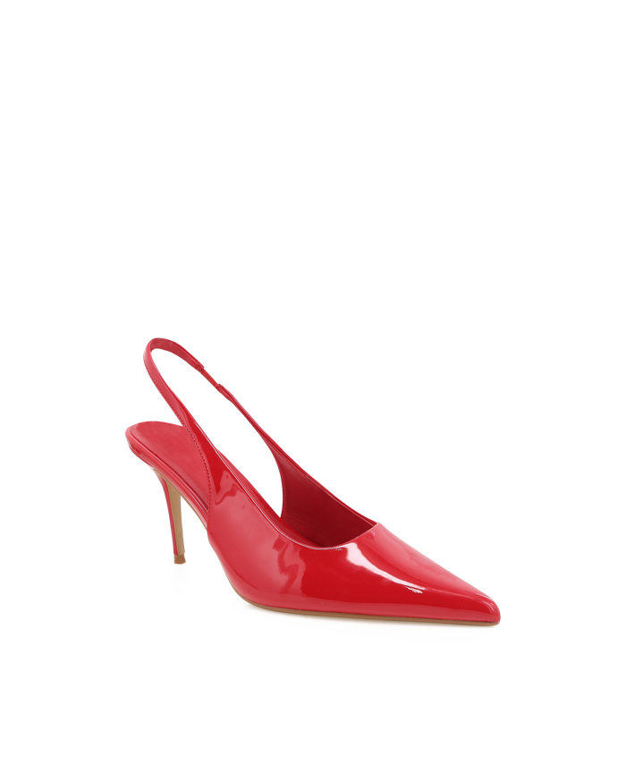 JAYLANI - POPPY RED PATENT-PUMPS-Billini-Billini