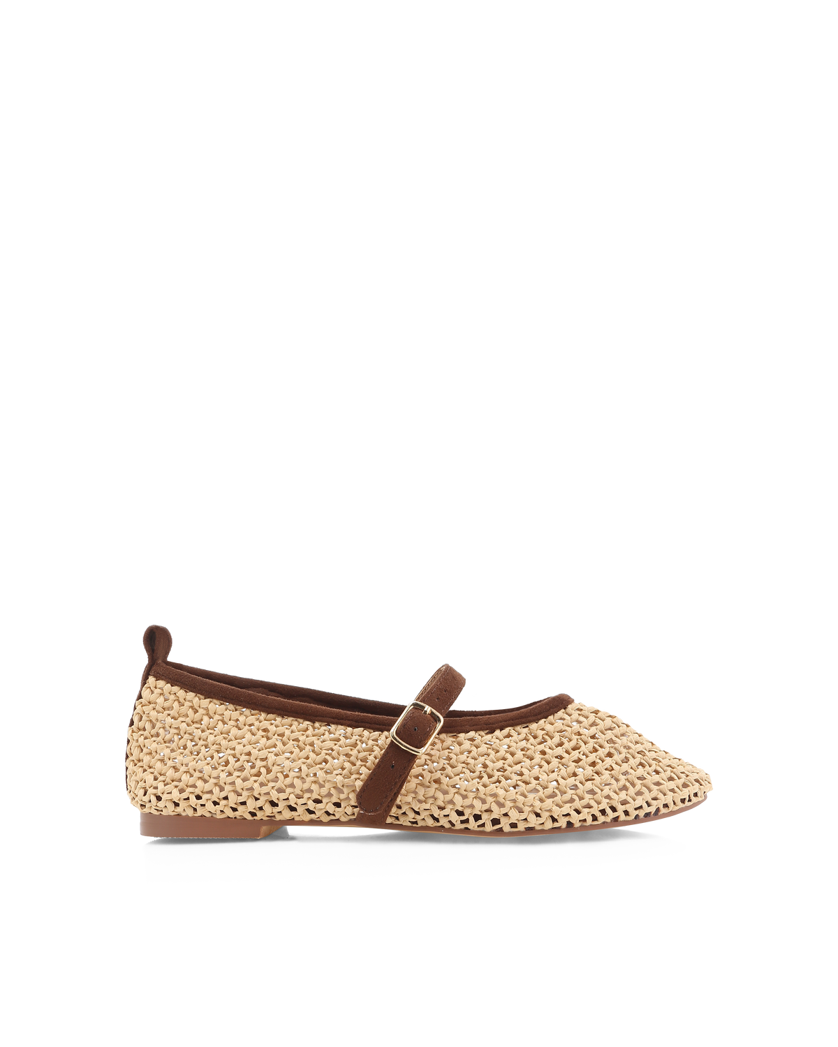 JAYLENE - NATURAL RAFFIA-TAN-Flats-Billini-Billini