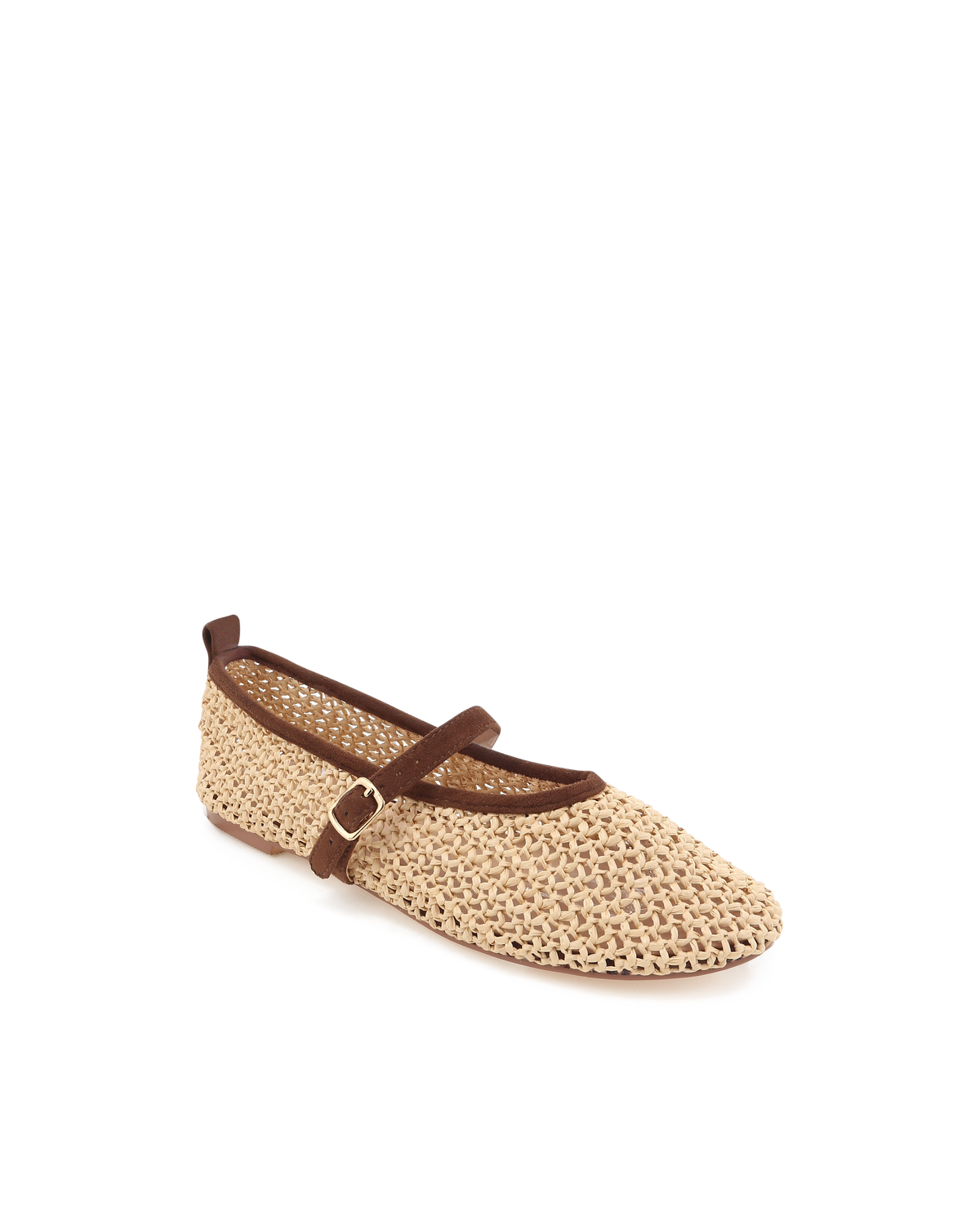 JAYLENE - NATURAL RAFFIA-TAN-Flats-Billini-Billini