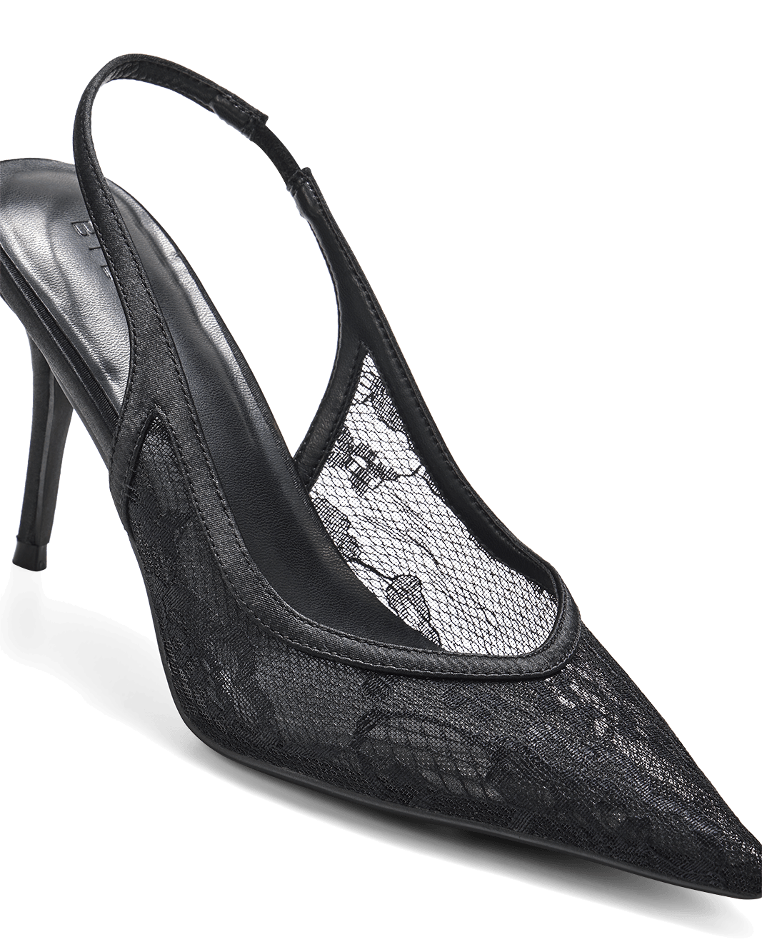 JENNIFER - BLACK LACE-PUMPS-Billini-Billini