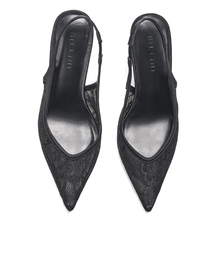 JENNIFER - BLACK LACE-PUMPS-Billini-Billini