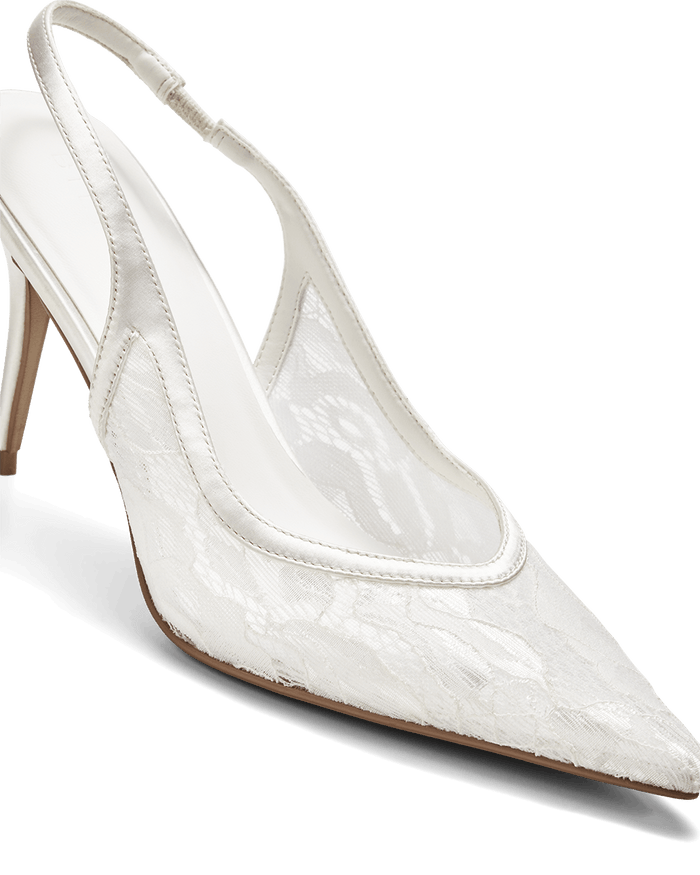 JENNIFER - WHITE LACE-PUMPS-Billini-Billini