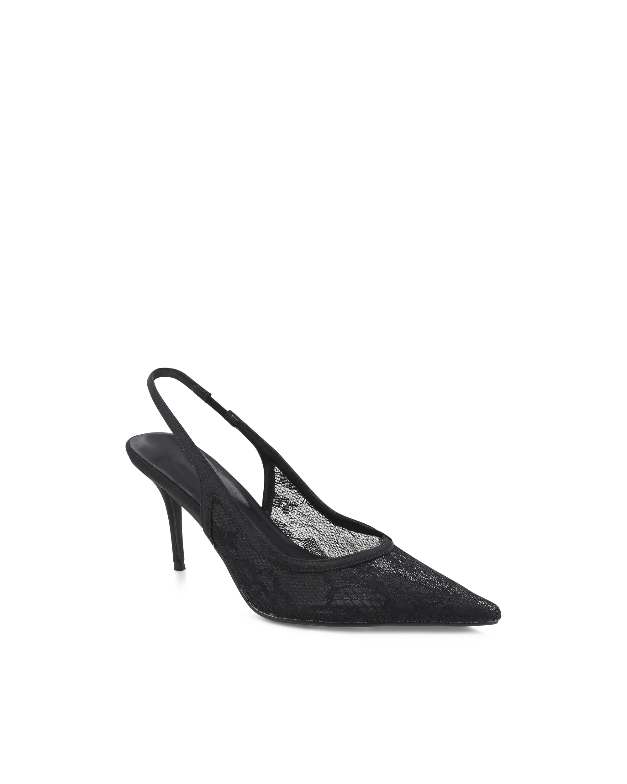 JENNIFER - BLACK LACE-PUMPS-Billini-Billini