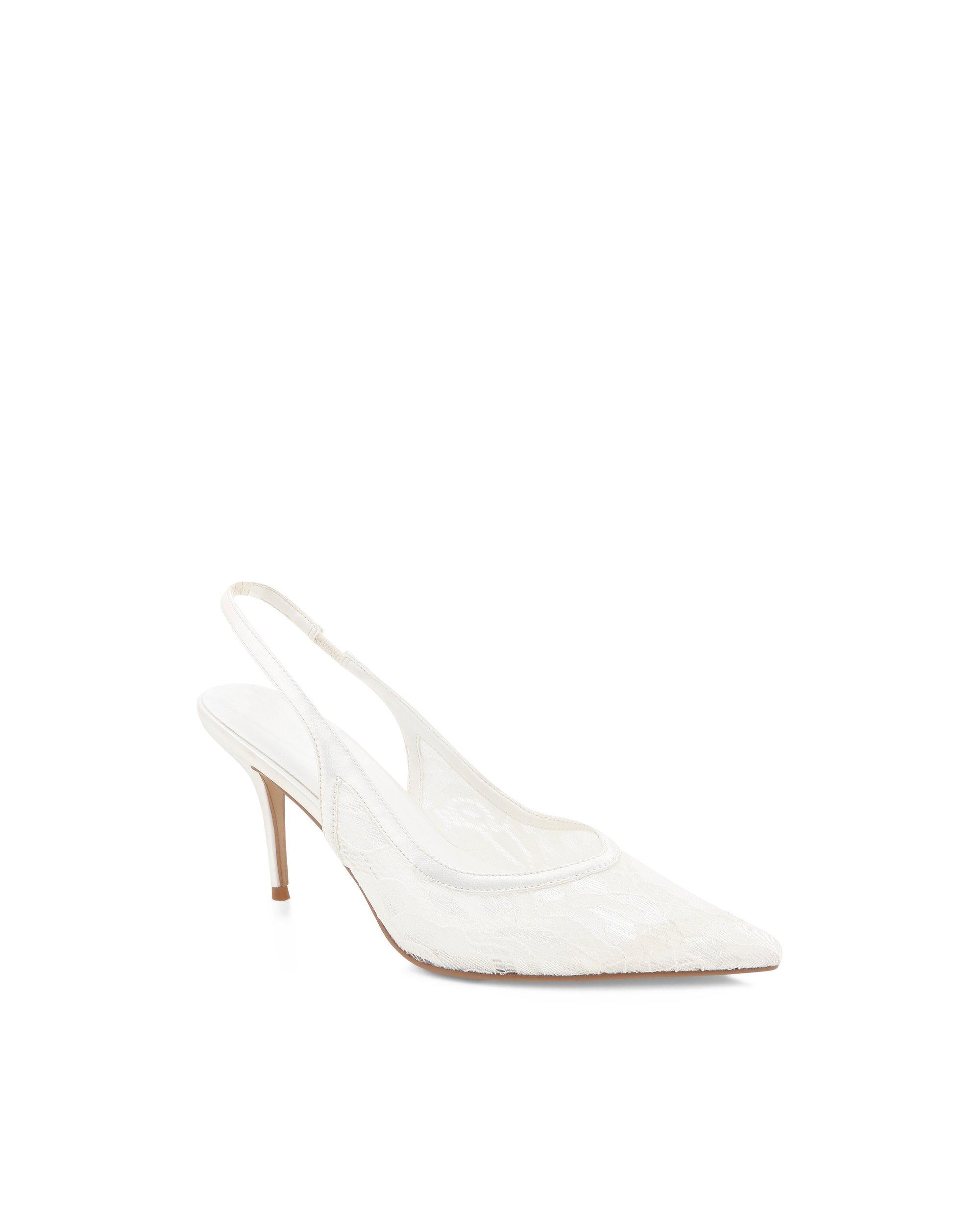 JENNIFER - WHITE LACE-PUMPS-Billini-Billini