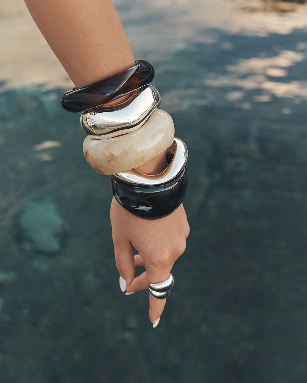 HARMONY BANGLE - GOLD PLATED 18K-JEWELLERY-Billini-Billini