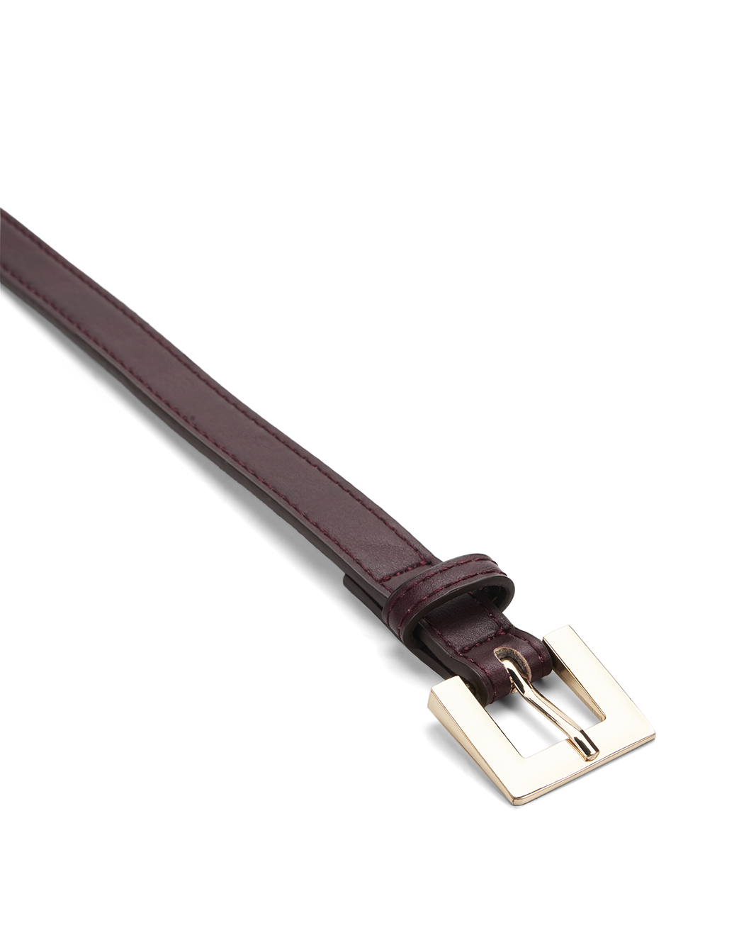 JORDAN BELT - DARK CHERRY-GOLD-BELTS-Billini-Billini