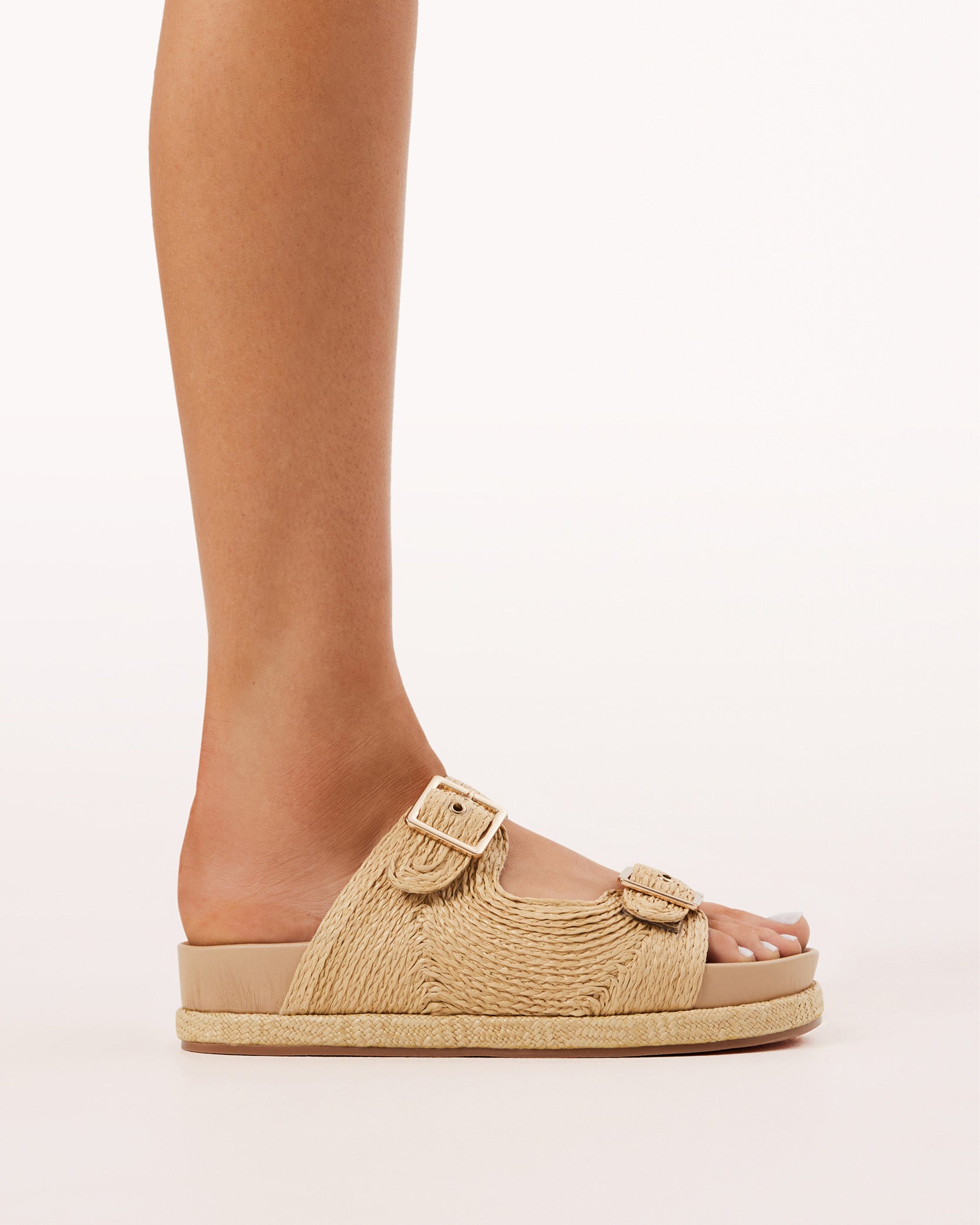 JULIET - NATURAL RAFFIA-Sandals-Billini-Billini