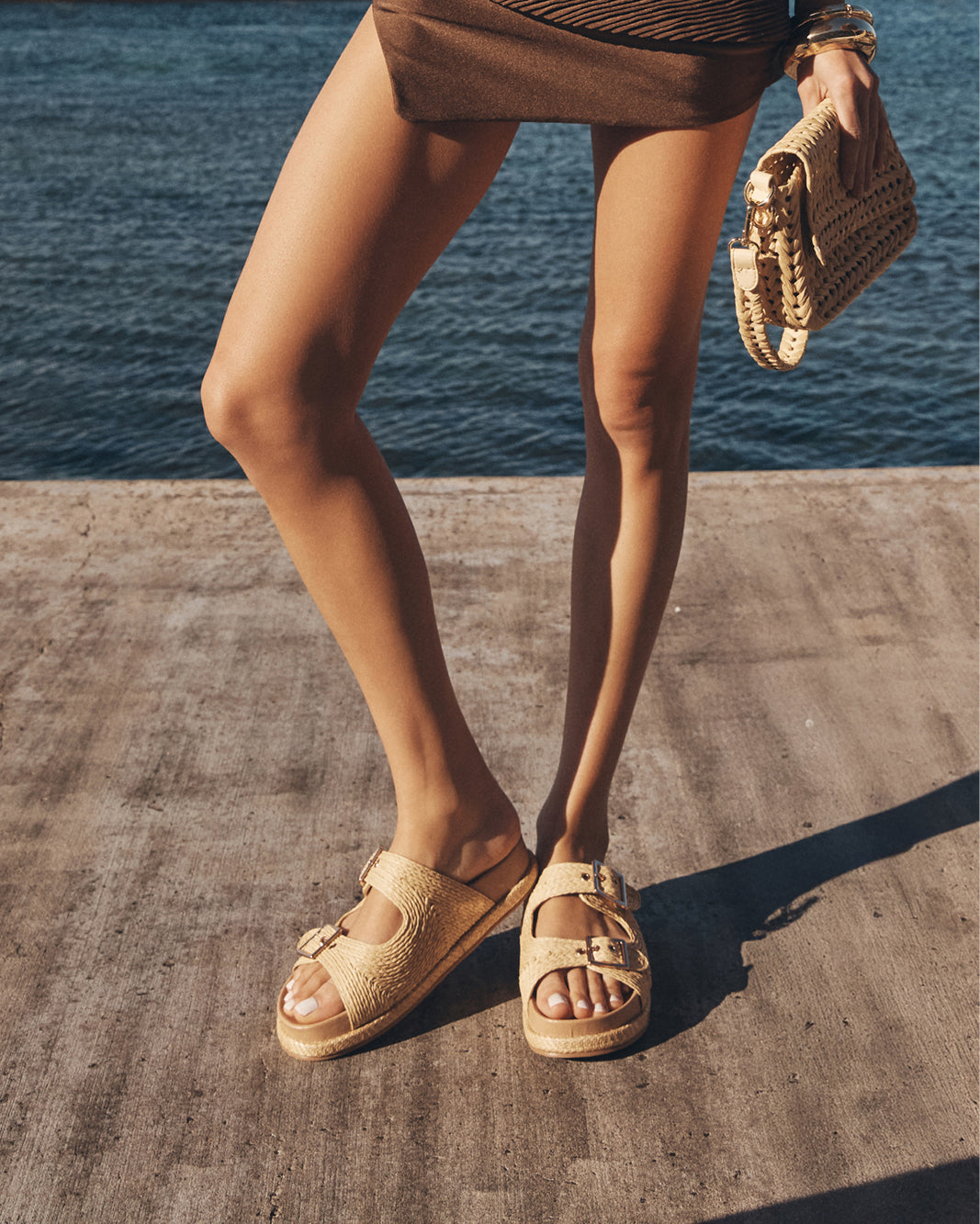 JULIET - NATURAL RAFFIA-Sandals-Billini-Billini