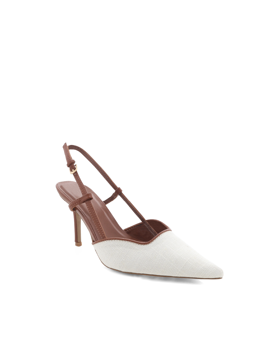 KAMERON - NATURAL LINEN-TAN-PUMPS-Billini-Billini