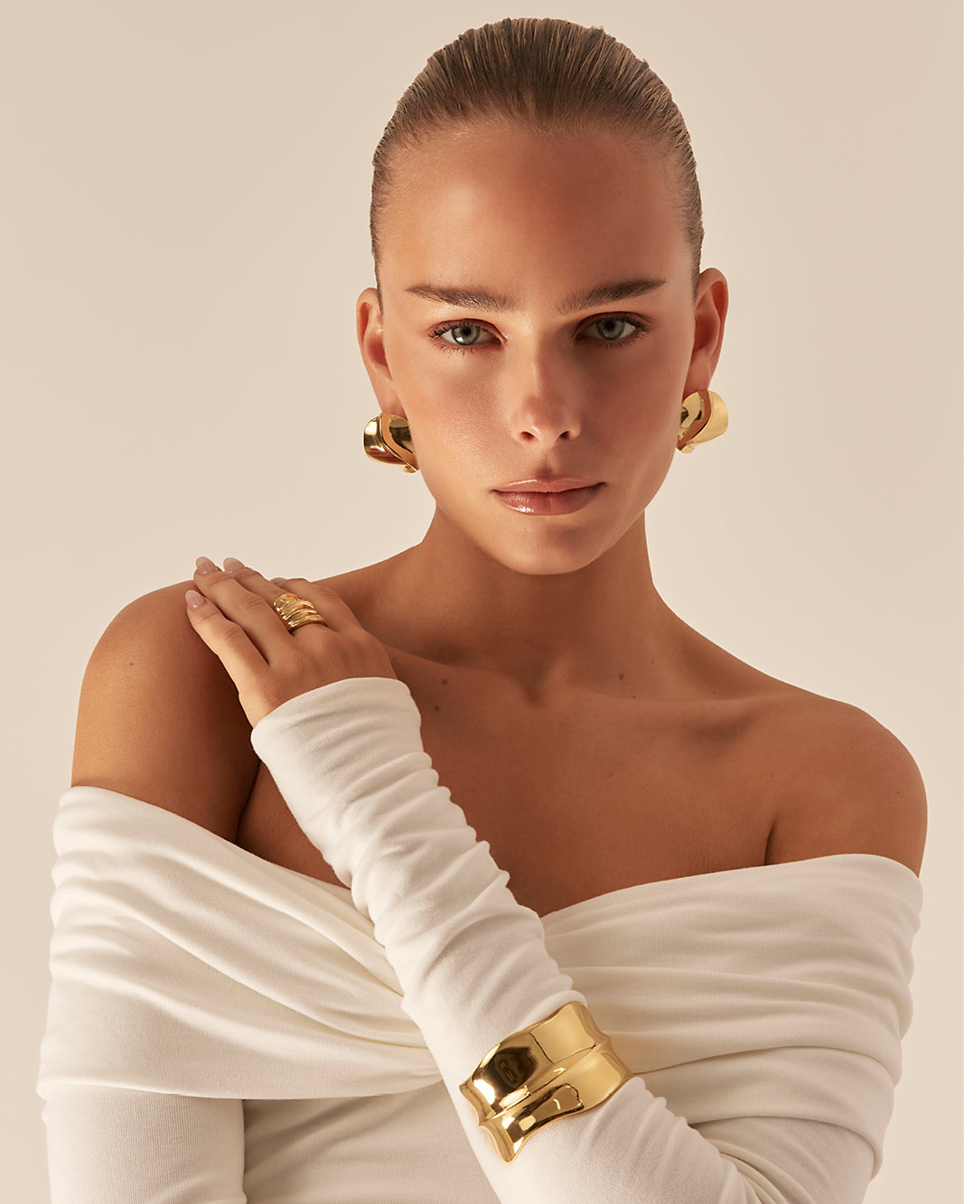 KARA BANGLE - GOLD PLATED 18K-JEWELLERY-Billini-Billini