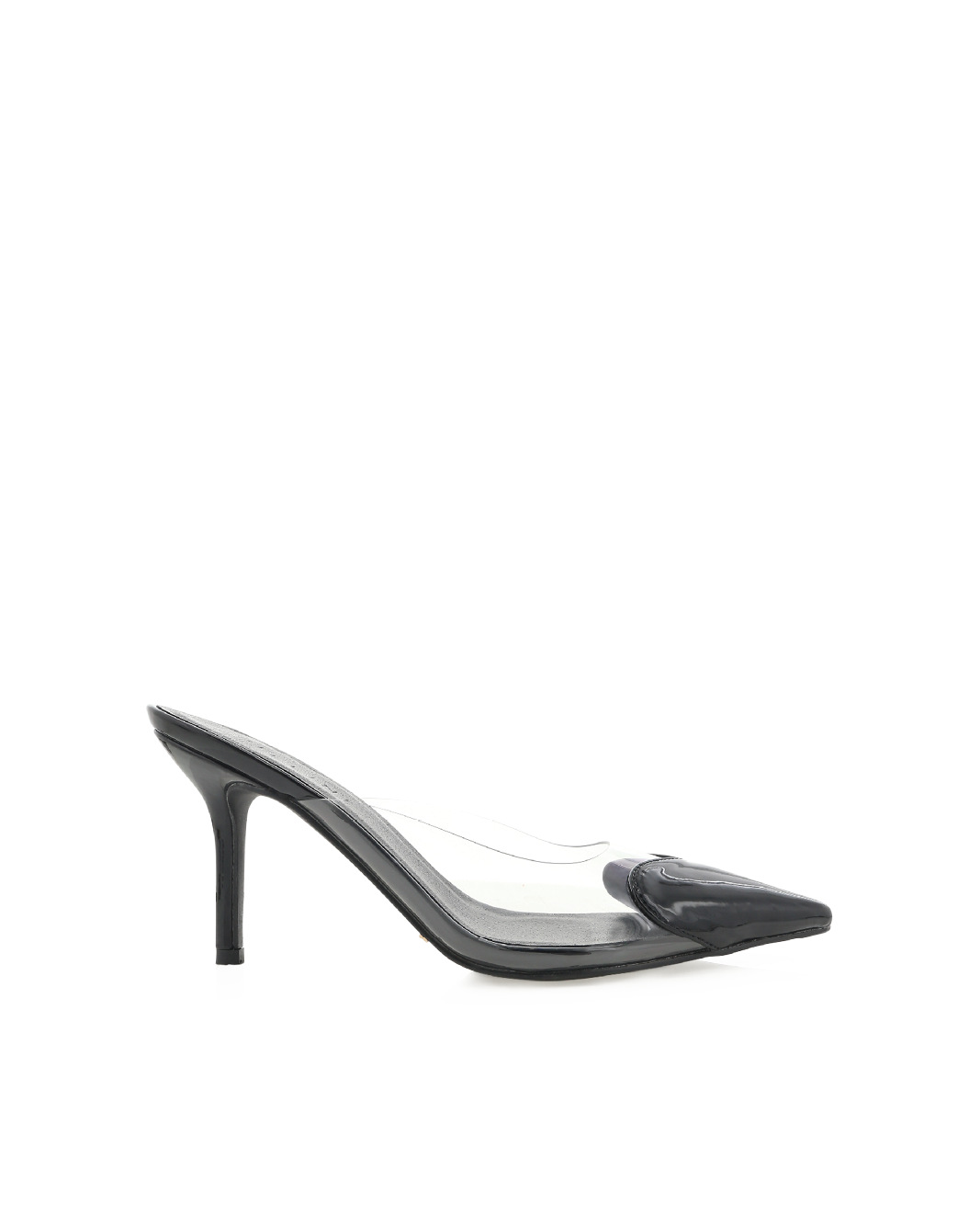 KARESS - BLACK PATENT-CLEAR-Heels-Billini-Billini