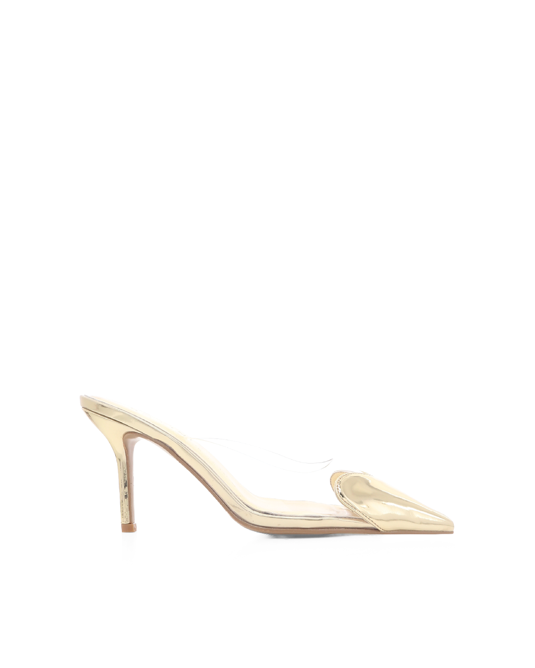 KARESS - GOLD CHROME-CLEAR-PUMPS-Billini-Billini