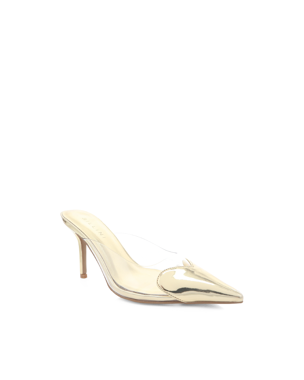 KARESS - GOLD CHROME-CLEAR-PUMPS-Billini-Billini