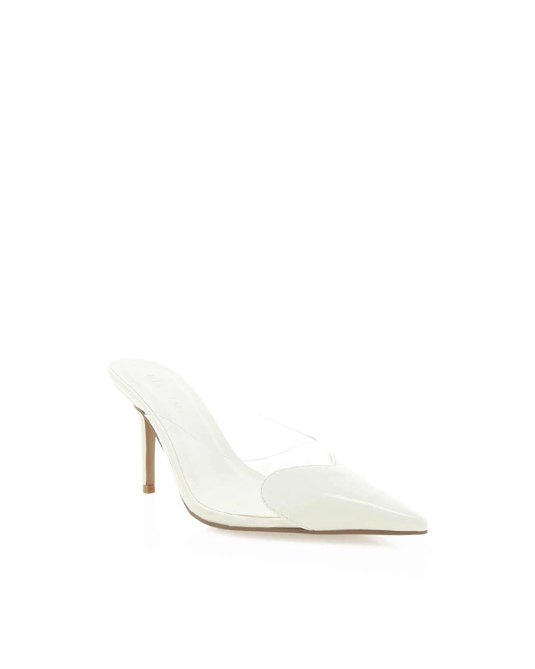 KARESS - WHITE PATENT-CLEAR-Heels-Billini-Billini