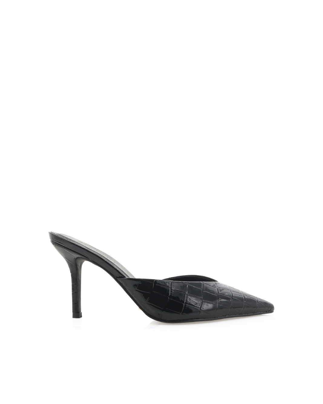 KAREY - BLACK PATENT CROC-Heels-Billini-Billini
