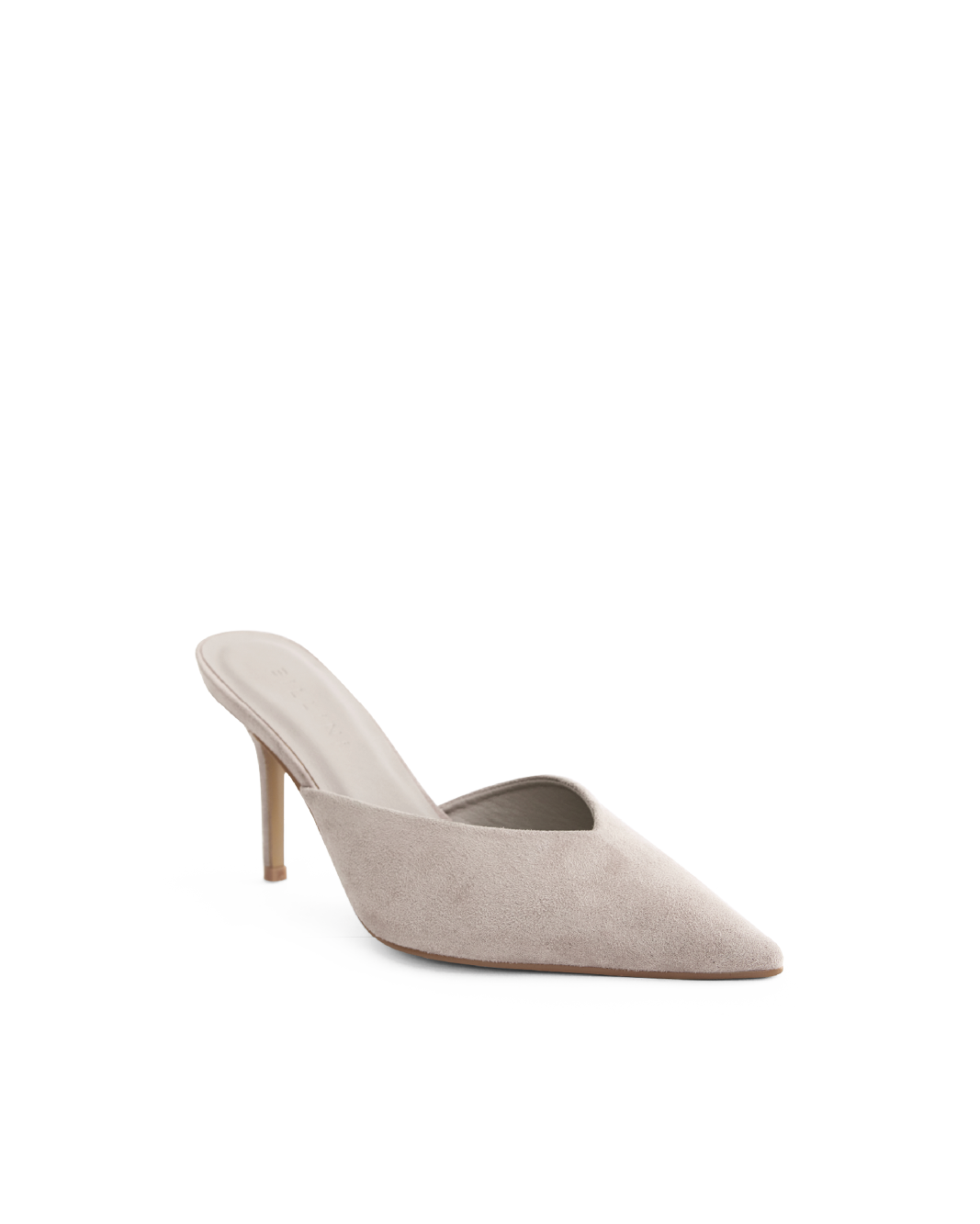 Grey mules heels discount