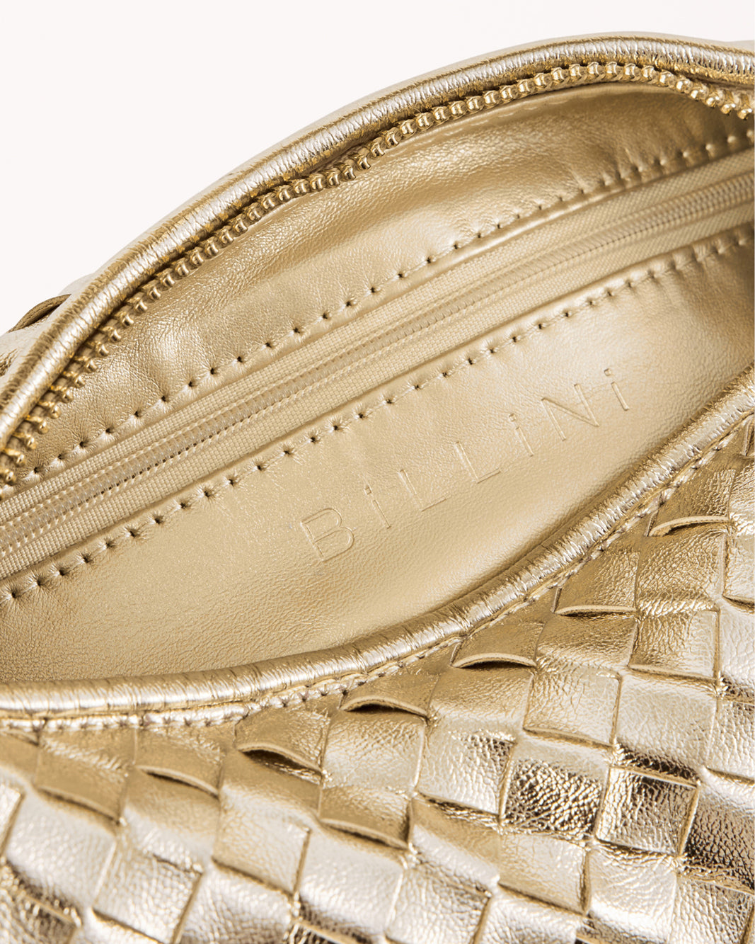 KERI HANDLE BAG - GOLD METALLIC-Handbags-Billini-Billini