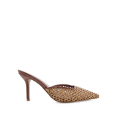 DARK TAN-NATURAL RAFFIA