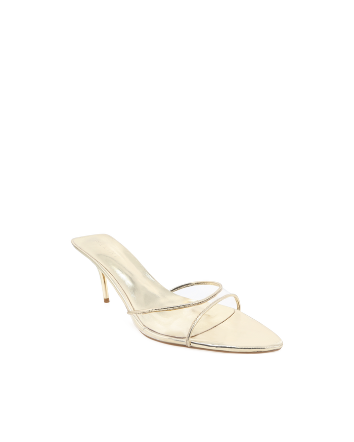 KYLEIGH - CLEAR-GOLD CHROME-Heels-Billini-Billini