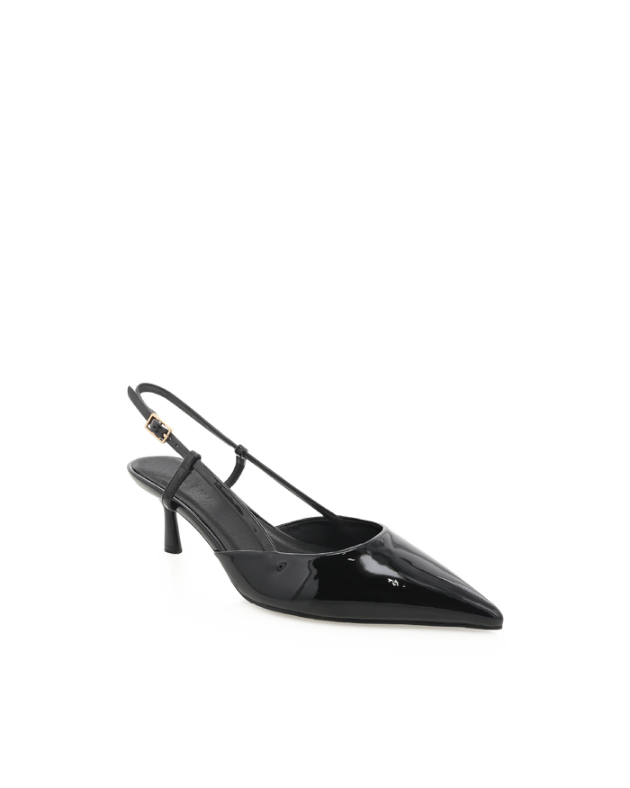 KYRIE - BLACK PATENT-PUMPS-Billini-Billini