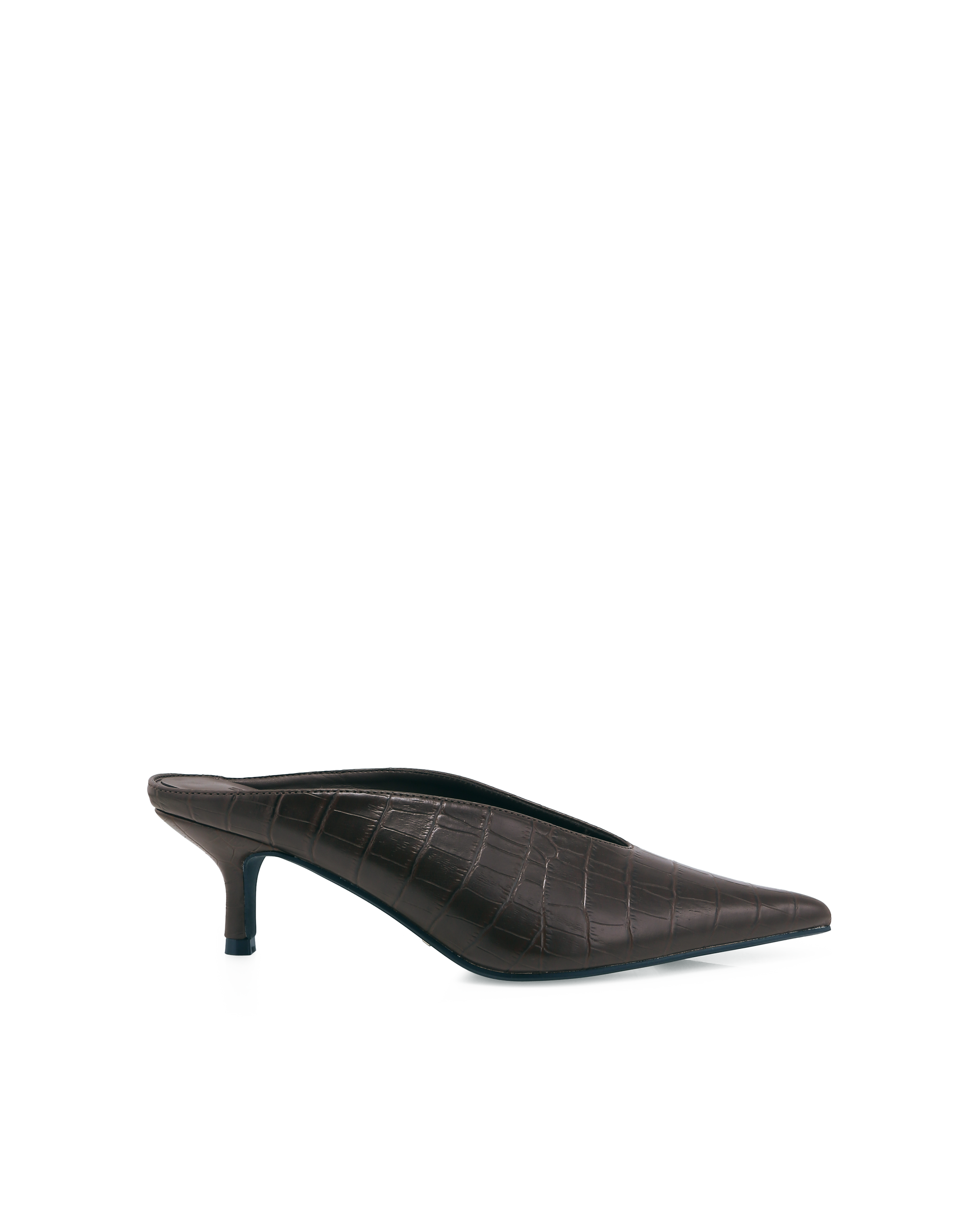 LIBBIE - CHOCOLATE CROC-PUMPS-Billini-Billini