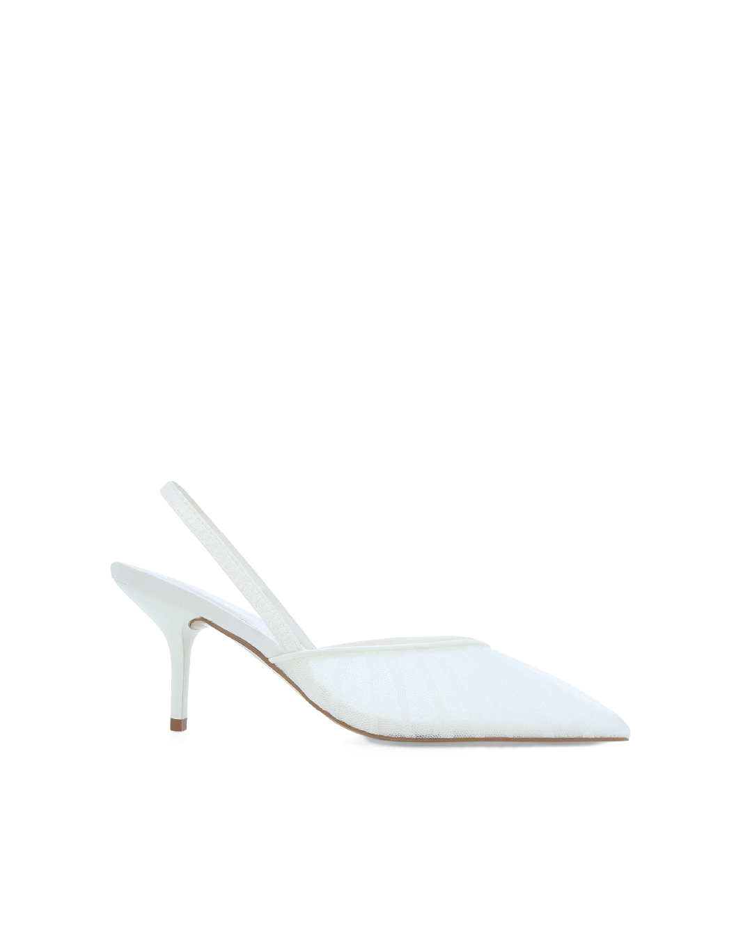 LIONEL - IVORY MESH-IVORY SATIN-PUMPS-Billini-Billini