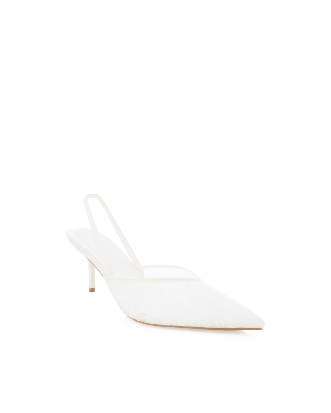 LIONEL - IVORY MESH-IVORY SATIN-PUMPS-Billini-Billini