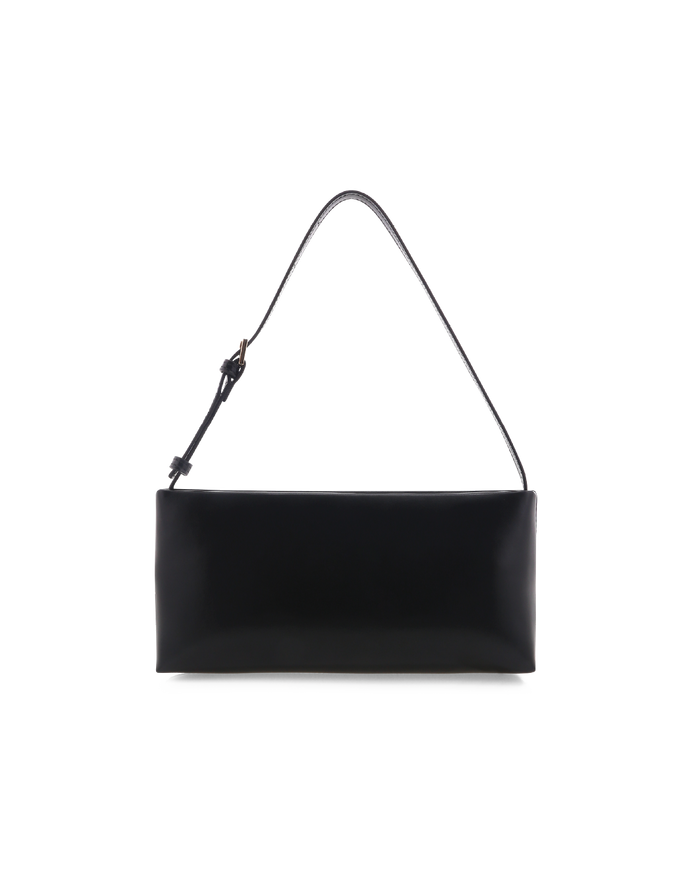 LIVIA SHOULDER BAG - BLACK SHINE-Handbags-Billini-Billini