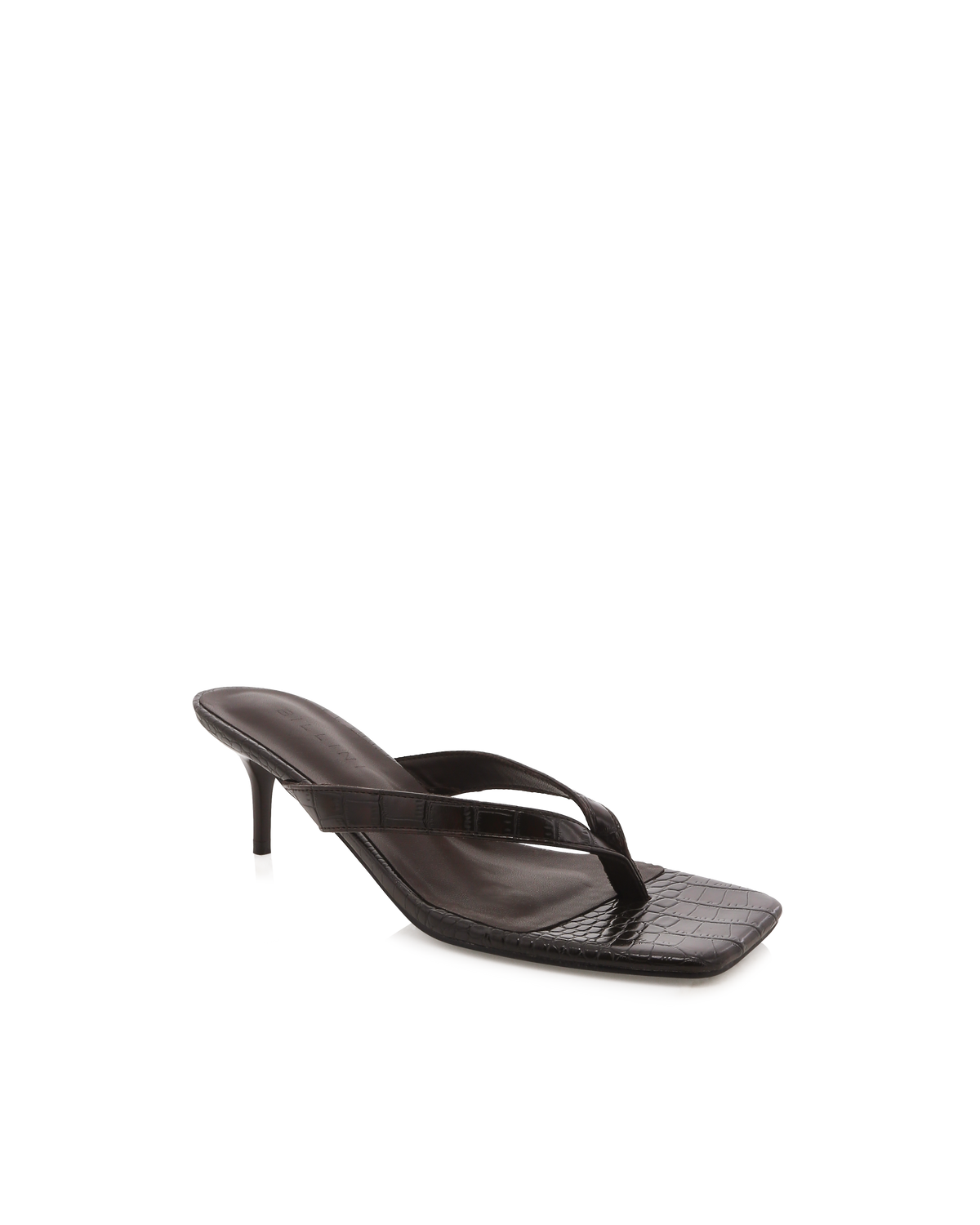 LORELEI - DARK CACAO CROC-Heels-Billini-Billini