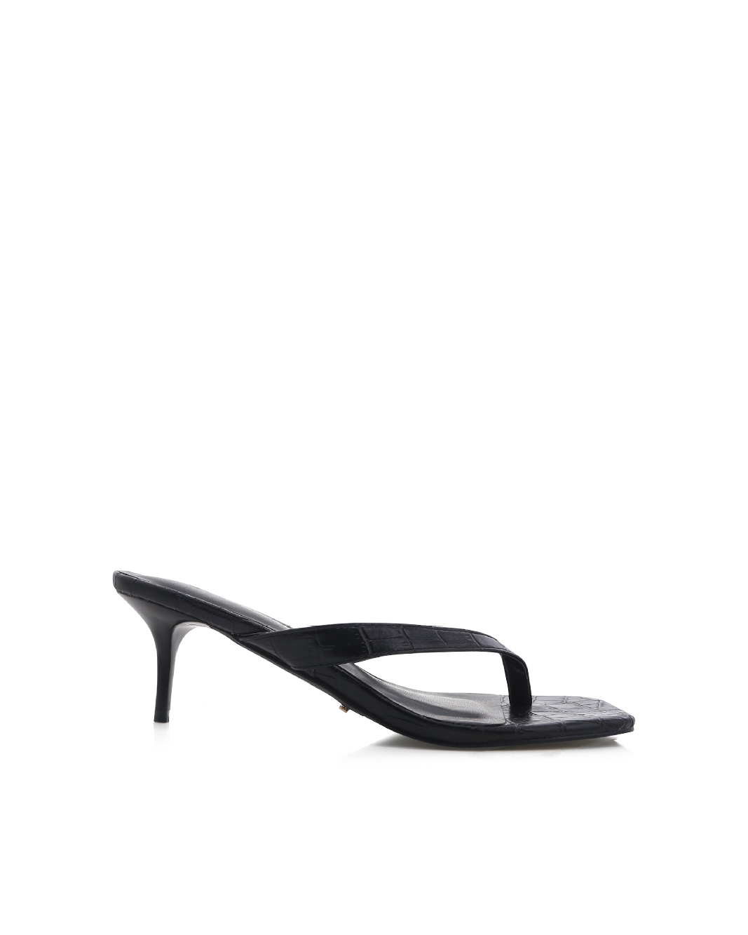 LORELEI - MATTE BLACK CROC-Heels-Billini-Billini
