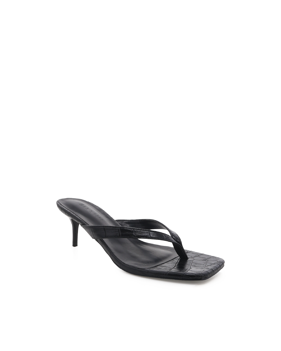 LORELEI - MATTE BLACK CROC-Heels-Billini-Billini